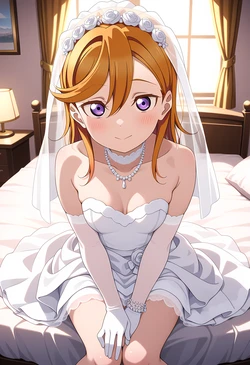 カンガルー Kangaroo かのんちゃんとえっち ウェディングドレスver (ラブライブ!スーパースター) (Patreon) [AI Generated]