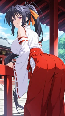 akeno himejima miku outfit (highschool dxd) [Booster Red] [AI Generated]