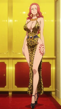 Baccarat leopard dress (one piece)  [Booster Red] [AI Generated]