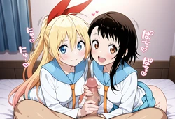 カンガルー Kangaroo 桐崎千棘＆小野寺小咲(ニセコイ) (Patreon) [AI Generated]