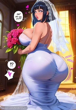 SinderellaAI - Hinata Hyuga Wedding - Naruto (AI Generated)
