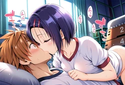 カンガルー Kangaroo 体育倉庫でえっちする春菜とリト (ToLoveる) (Patreon) [AI Generated]