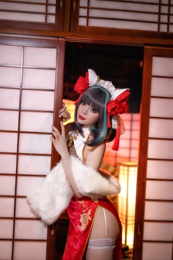 Zyra秋 - 碧蓝航线 柴郡 红旗袍