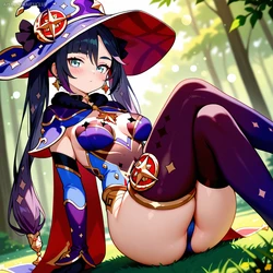 AIWaifuClub (VIP Exclusive) Mona Base character outfit (Patreon) [AI Generated]