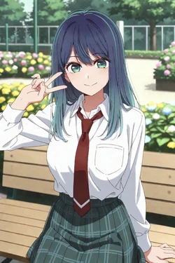 Anto-kun Akane Kurokawa at park [18+] (Patreon) [AI Generated]