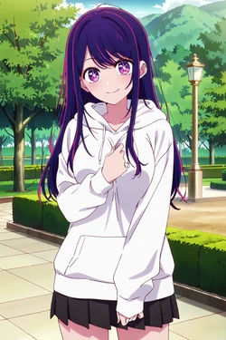 Anto-kun Ai Hoshino at park [R18+] (Patreon) [AI Generated]