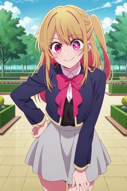 Anto-kun Ruby Hoshino at park [R18+] (Patreon) [AI Generated]