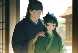 [psfx] Maomao and her Papa [AI Generated]