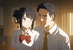 [psfx] Mitsuha and her Father [AI Generated]
