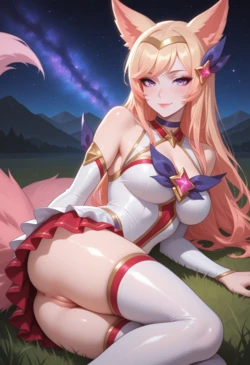 [AIBeautyMIX] NO.834(V) Star Guardian Ahri | League of Legends (Patreon) [AI Generated]