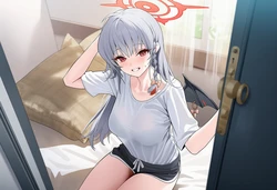 [Pixiv] chiko_ (117226053) - Haruna and...① [AI Generated]