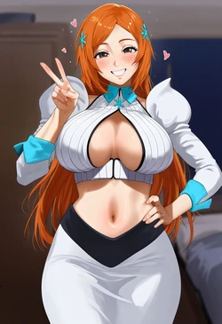[Ginto AI] Orihime Inoue (Bleach) AI Generated