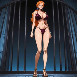 [RE YAMATEMAN] Nami & Hancock Jail Time (Patreon) (AI Generated)