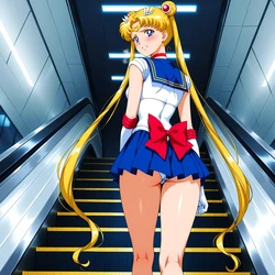 [RE YAMATEMAN] Sailormoon Escalator (Patreon) (AI Generated)