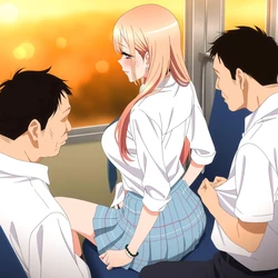 [RE YAMATEMAN] Marin Kitagawa Train Molestation & Red Room (Patreon) (AI Generated)