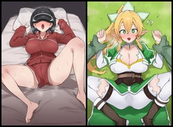 [Patreon]WhiteTigerBun[AI Generated]桐ヶ谷直葉：虛擬現實傻傻分不清