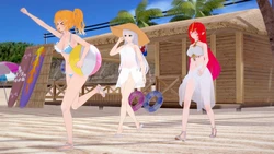 [未见ミカ] 【月蚀之影番外】泳装联动！烤肉的香气和八爪鱼夏日！