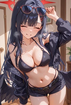 玻璃之もばい - Ichika Nakamasa (Swimsuit) (Blue Archive) (Patreon) [AI Generated]