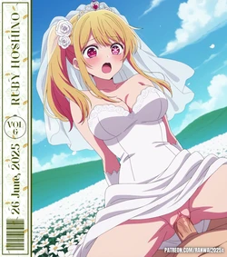 ranwai2025x Ruby Hoshino (Wedding dress) 星野ルビー (Patreon) [AI Generated]