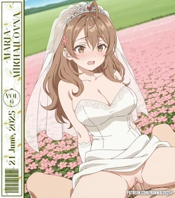 ranwai2025x Maria Mikhailovna (Masha) (Wedding dress) マリヤ・ミハイロヴナ・九条 (Patreon) [AI Generated]