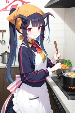 Ankake Nameko (餡掛けなめこ) - 愛清 フウカ Aikiyo Fuuka(ブルーアーカイブ / BlueArchive / ウツロイド) / 140枚 (Patreon) [AI Generated]