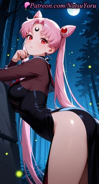 [NatsuYoru] Black Lady (Sailor Moon) [AI Generated]