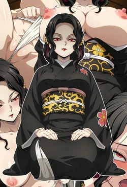 Rin_String - Muzan, pregnant. (Patreon) [AI Generated]