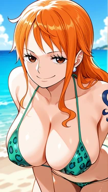 Nami  (one piece) [Booster Red] [ai generated]