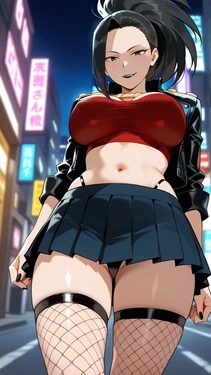 Momo (My hero academia) [Booster Red] [ai generated]