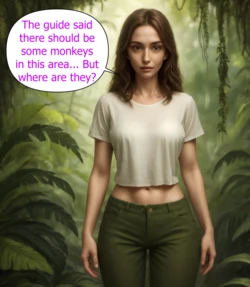 Natural Habitat (monkey tf comic censored) by foxybugg [AI Generated]