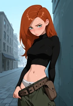 KIM POSSIBLE POV – THONGS PANT PULL DOWN [AI Generated]