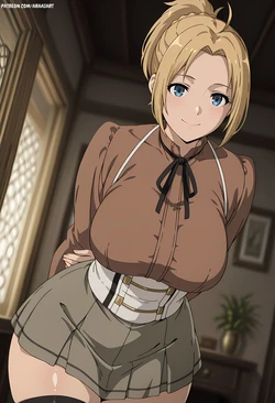 araaiart - 110P (Extras) Zenith Greyrat | Mushoku Tensei: Jobless Reincarnation (Patreon) [AI Generated]