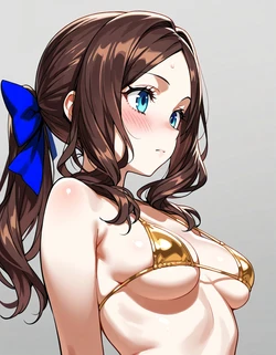 名無しのあに◯ん民 Leonardo Da vinci (Rider) Golden Bikini [AI Generated]