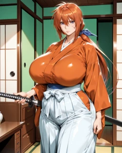 [AI Generated] Himura Kenshin (Rurouni Kenshin)