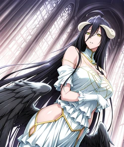 {BGM∞}アルベド洗脳丸呑み・完堕ち搾精 [AI Generated]