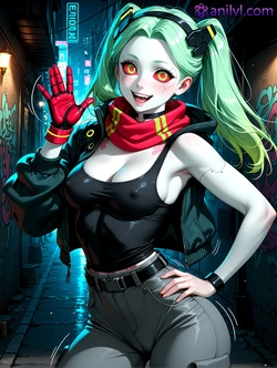 [Anilvl] Rebecca - Cyberpunk [AI Generated]