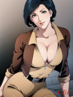 ARATA'S MOTHER AS COVER GIRL [CjinAI] [AI Generated]