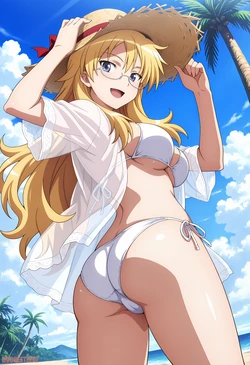 BubbleTeeXL🔞 - Ayame Shaga | Ben-To (Suggestion) (Patreon) [AI Generated]