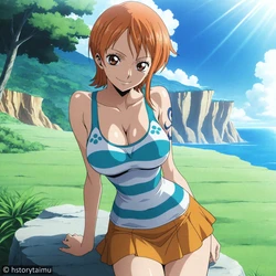 [hstorytaimu] ] Nami - Secret date in the outskirts [AI-generated]