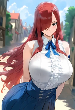 [Himeno] Snowbunny Erza [AI Generated]