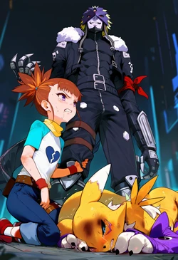 MOKIIIMOKIII - Makino Ruki x Beelzemon [AI Generated]