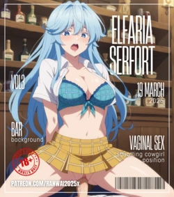 ranwai2025x Elfaria Albis Serfort (Waitress) エルファリア・アルヴィス・セルフォルト [AI Generated]