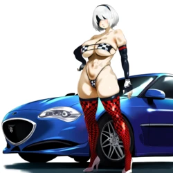 Hood - 2B (Nier:Automata) (AI Generated) (Patreon)