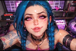 [LazyRainbowAI] JINX - LEAGUE OF LEGENDS (Patreon) [AI Generated]