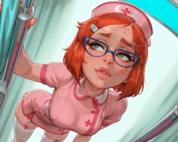 [LazyRainbowAI] NURSE GWEN - NERD GWEN SET (Patreon) [AI Generated]