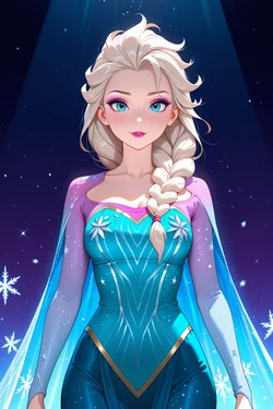 Tap-Tap Legends (Adult games 18+) Game Photo Gallery - Elsa Clicker [AI Generated]