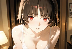 [Badpeach] Makoto + Niijima [AI Generated] [Uncensored]