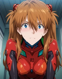Purpleh31 - Asuka Langley Soryu default outfit 242p (Patreon) (AI Generated)