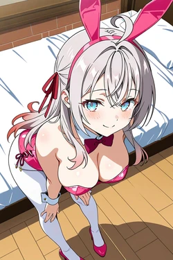 [minakaze] Alya - Pink Bunny (Tokidoki Bosotto Russia-go de Dereru Tonari no Alya-san) [AI Generated]