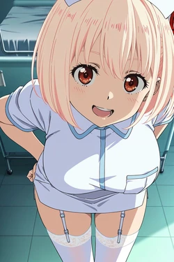 [minakaze] Chisato Nishikigi - Mini-Skirt Nurse (Lycoris Recoil) [AI Generated]